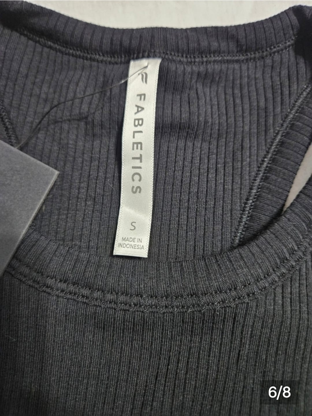 Fabletics Black Racerback Tank - Picture 4 of 5